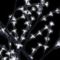vidaXL Árbol de Navidad 128 LEDs blanco frío flores de cerezo 120 cm vidaXL Árbol de Navidad 128 LEDs blanco frío flores de cerezo 120 cm