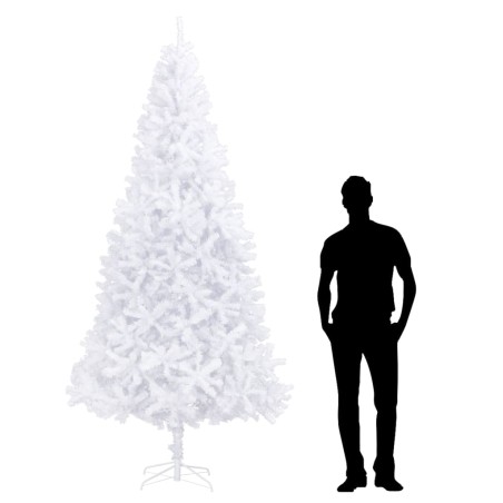 vidaXL Árbol de Navidad artificial blanco 300 cm 