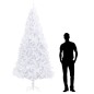 vidaXL Árbol de Navidad artificial blanco 300 cm vidaXL Árbol de Navidad artificial blanco 300 cm