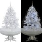 vidaXL Árbol de Navidad con nieve con base en paraguas blanco 140 cm vidaXL Árbol de Navidad con nieve con base en paraguas blanco 140 cm