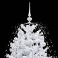 vidaXL Árbol de Navidad con nieve con base en paraguas blanco 140 cm vidaXL Árbol de Navidad con nieve con base en paraguas blanco 140 cm