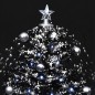 vidaXL Árbol de Navidad con nieve con base de paraguas PVC negro 75 cm vidaXL Árbol de Navidad con nieve con base de paraguas PVC negro 75 cm