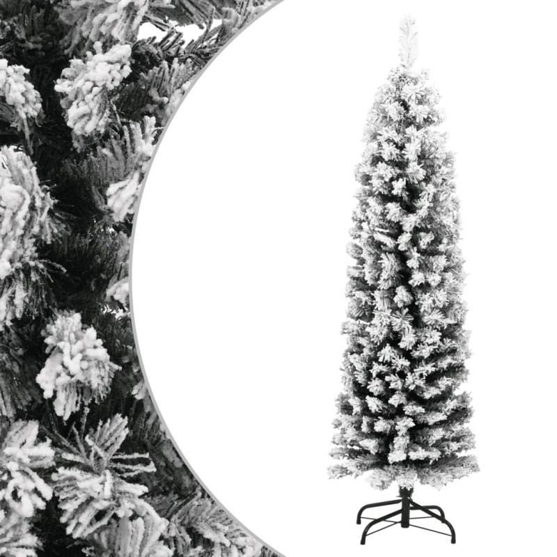 vidaXL Árbol de Navidad artificial verde con nieve PVC 150 cm vidaXL Árbol de Navidad artificial verde con nieve PVC 150 cm