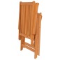 vidaXL Sillas de jardín 4 uds madera maciza de teca cojines azul klein vidaXL Sillas de jardín 4 uds madera maciza de teca cojines azul klein