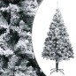 vidaXL Árbol de Navidad artificial PVC verde nieve flocado 400 cm vidaXL Árbol de Navidad artificial PVC verde nieve flocado 400 cm