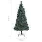 vidaXL Árbol de Navidad artificial con soporte verde PET 210 cm vidaXL Árbol de Navidad artificial con soporte verde PET 210 cm