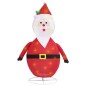 vidaXL Papá Noel de Navidad decorativo con LED tela lujosa 90 cm vidaXL Papá Noel de Navidad decorativo con LED tela lujosa 90 cm