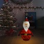 vidaXL Papá Noel de Navidad decorativo con LED tela lujosa 90 cm vidaXL Papá Noel de Navidad decorativo con LED tela lujosa 90 cm