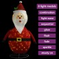 vidaXL Papá Noel de Navidad decorativo con LED tela lujosa 90 cm vidaXL Papá Noel de Navidad decorativo con LED tela lujosa 90 cm