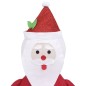 vidaXL Papá Noel de Navidad decorativo con LED tela lujosa 90 cm vidaXL Papá Noel de Navidad decorativo con LED tela lujosa 90 cm