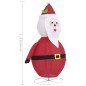 vidaXL Papá Noel de Navidad decorativo con LED tela lujosa 90 cm vidaXL Papá Noel de Navidad decorativo con LED tela lujosa 90 cm