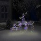 vidaXL Renos de Navidad de luces 229 LEDs 3 piezas vidaXL Renos de Navidad de luces 229 LEDs 3 piezas