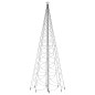 vidaXL Árbol de Navidad con poste de metal 1400 LEDs de colores 5 m vidaXL Árbol de Navidad con poste de metal 1400 LEDs de colores 5 m