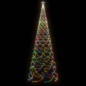 vidaXL Árbol de Navidad con poste de metal 1400 LEDs de colores 5 m vidaXL Árbol de Navidad con poste de metal 1400 LEDs de colores 5 m
