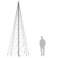 vidaXL Árbol de Navidad con poste de metal 1400 LEDs de colores 5 m vidaXL Árbol de Navidad con poste de metal 1400 LEDs de colores 5 m