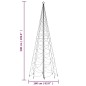 vidaXL Árbol de Navidad con poste de metal 1400 LEDs de colores 5 m vidaXL Árbol de Navidad con poste de metal 1400 LEDs de colores 5 m