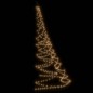 vidaXL Árbol de pared con gancho metálico 720 LED blanco cálido 5 m vidaXL Árbol de pared con gancho metálico 720 LED blanco cálido 5 m