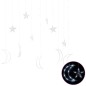 vidaXL Luces estrella y luna 138 LEDs blanco frío con control remoto vidaXL Luces estrella y luna 138 LEDs blanco frío con control remoto