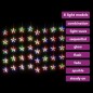 vidaXL Cortina de luces estrellas 200 LEDs de colores 8 funciones vidaXL Cortina de luces estrellas 200 LEDs de colores 8 funciones