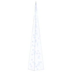vidaXL Cono de luz LED decorativo acrílico azul 90 cm