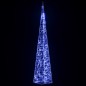 vidaXL Cono de luz LED decorativo acrílico azul 90 cm vidaXL Cono de luz LED decorativo acrílico azul 90 cm