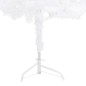 vidaXL Árbol de Navidad artificial de esquina blanco 240 cm PVC vidaXL Árbol de Navidad artificial de esquina blanco 240 cm PVC