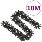 vidaXL Guirnalda de Navidad con luces LED negro 10 m vidaXL Guirnalda de Navidad con luces LED negro 10 m