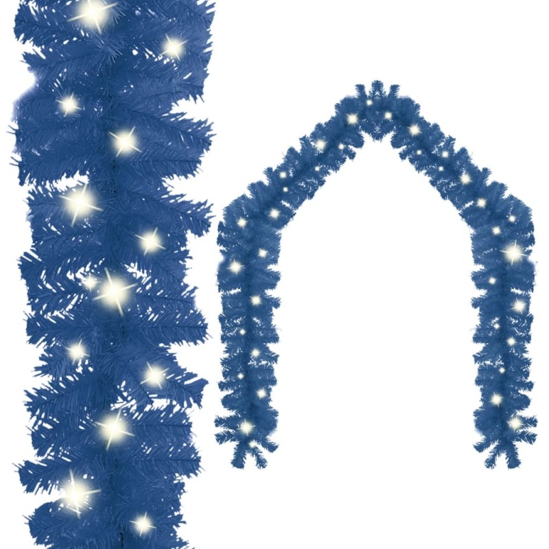 vidaXL Guirnalda de Navidad con luces LED azul 5 m vidaXL Guirnalda de Navidad con luces LED azul 5 m