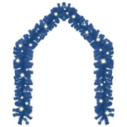 vidaXL Guirnalda de Navidad con luces LED azul 5 m