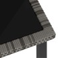 vidaXL Juego de comedor para jardín 5 piezas ratán sintético gris vidaXL Juego de comedor para jardín 5 piezas ratán sintético gris