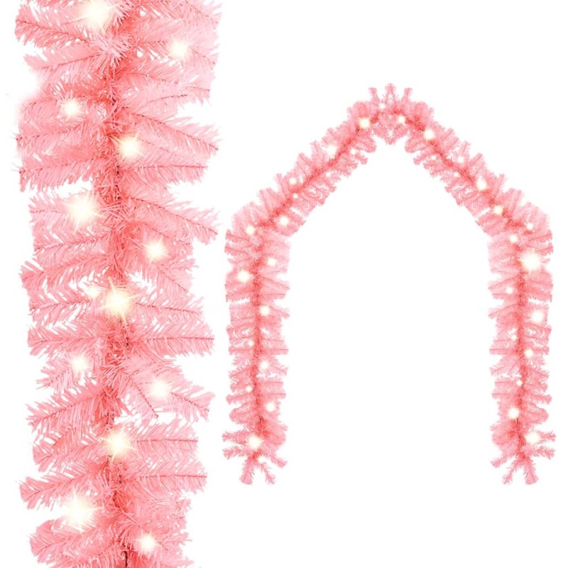 vidaXL Guirnalda de Navidad con luces LED rosa 10 m vidaXL Guirnalda de Navidad con luces LED rosa 10 m