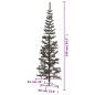 vidaXL Árbol de Navidad delgado negro 240 cm vidaXL Árbol de Navidad delgado negro 240 cm