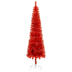 vidaXL Árbol de Navidad delgado rojo 150 cm 