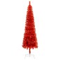 vidaXL Árbol de Navidad delgado rojo 150 cm vidaXL Árbol de Navidad delgado rojo 150 cm