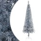 vidaXL Árbol de Navidad delgado plateado 120 cm vidaXL Árbol de Navidad delgado plateado 120 cm