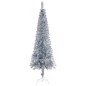 vidaXL Árbol de Navidad delgado plateado 120 cm vidaXL Árbol de Navidad delgado plateado 120 cm