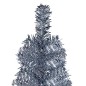 vidaXL Árbol de Navidad delgado plateado 120 cm vidaXL Árbol de Navidad delgado plateado 120 cm
