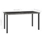 vidaXL Juego de comedor para jardín 5 piezas ratán sintético gris vidaXL Juego de comedor para jardín 5 piezas ratán sintético gris