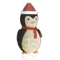 vidaXL Pingüino de Navidad decorativo con LED tela lujosa 180 cm vidaXL Pingüino de Navidad decorativo con LED tela lujosa 180 cm