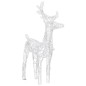 vidaXL Renos de Navidad 2 unidades 80 LED blanco cálido acrílico vidaXL Renos de Navidad 2 unidades 80 LED blanco cálido acrílico