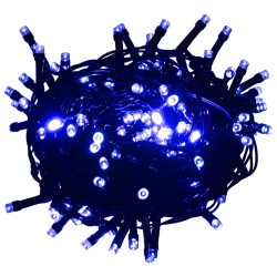 vidaXL Tira de luces LEDs con 150 LEDs azul 15 m PVC