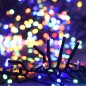 vidaXL Tira de luces de racimo con 400 LED PVC multicolor 7,4 m vidaXL Tira de luces de racimo con 400 LED PVC multicolor 7,4 m
