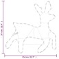 vidaXL Figura de reno de Navidad con 72 LED blanco cálido 57x55x4,5 cm vidaXL Figura de reno de Navidad con 72 LED blanco cálido 57x55x4,5 cm