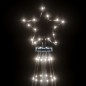 vidaXL Árbol de Navidad cónico 732 LED blanco frío 160x500 cm vidaXL Árbol de Navidad cónico 732 LED blanco frío 160x500 cm