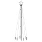 vidaXL Árbol de Navidad con pincho 108 LED de colores 180 cm vidaXL Árbol de Navidad con pincho 108 LED de colores 180 cm