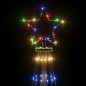 vidaXL Árbol de Navidad con pincho 108 LED de colores 180 cm vidaXL Árbol de Navidad con pincho 108 LED de colores 180 cm