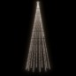 vidaXL Árbol de Navidad con pincho 732 LED blanco frío 500 cm vidaXL Árbol de Navidad con pincho 732 LED blanco frío 500 cm