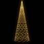 vidaXL Árbol de Navidad con pincho 3000 LED blanco cálido 800 cm vidaXL Árbol de Navidad con pincho 3000 LED blanco cálido 800 cm