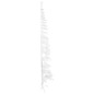 vidaXL Medio árbol de Navidad artificial con soporte blanco 210 cm vidaXL Medio árbol de Navidad artificial con soporte blanco 210 cm