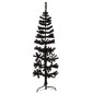 vidaXL Medio árbol de Navidad artificial con soporte negro 150 cm vidaXL Medio árbol de Navidad artificial con soporte negro 150 cm